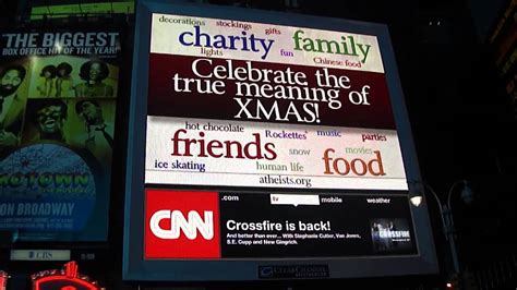 American Atheists Celebrate The True Meaning Of Xmas Times Square