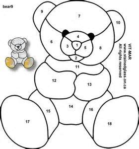 As a child grows up, many parents will want to keep their smallest garments as a memento of use coloured embroidery thread to make a triangular nose in satin stitch and embroider a small mouth onto the bear, fastening off underneath the nose. Image result for Printable Teddy Bear Sewing Pattern ...