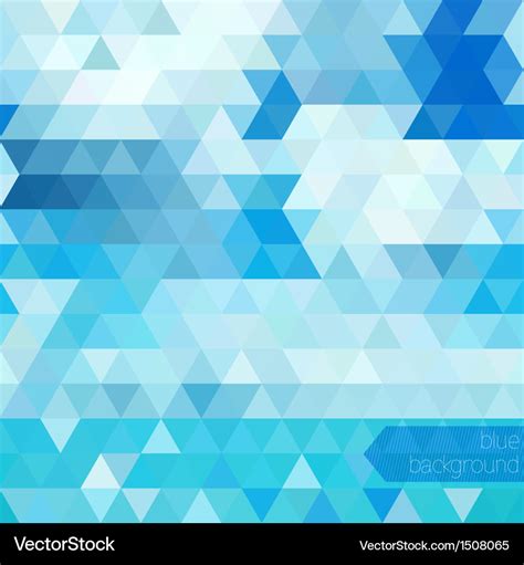 Blue Abstract Geometric Background Royalty Free Vector Image