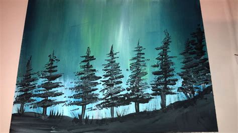 How To Paint A Pine Tree Landscape Forest Acrylics For Beginners