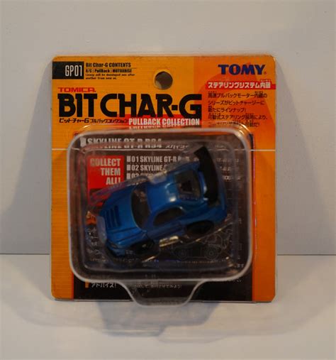 Tomy Bit Char G Pullback Nissan Skyline Gtr R34 Blue Gp01 Etsy
