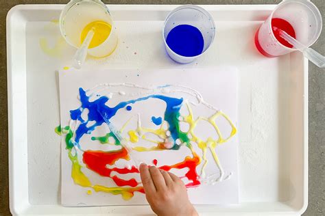 Salt Painting A Fun Indoor Activity Things To Do With Kids