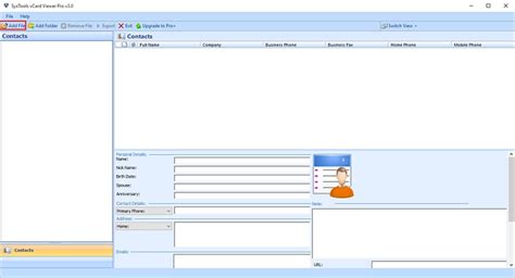 Vcard Converter Transfer Vcf To Pst Csv With Merge And Split Option