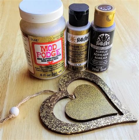 Gold Glitters Glitter Paint Folk Art Acrylic Paint Glitter