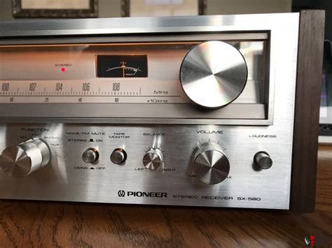 Serviced 1979 Pioneer Sx 580 Receiver 183lbs Robust Power Photo