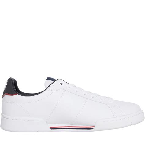 Buy Fred Perry Mens B722 Leather Trainers White