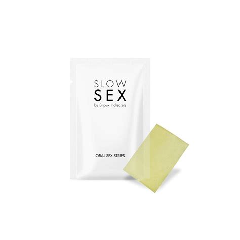 Oral Sex Strips Láminas Para Sexo Oral Slow Sex By Bijoux Indiscrets