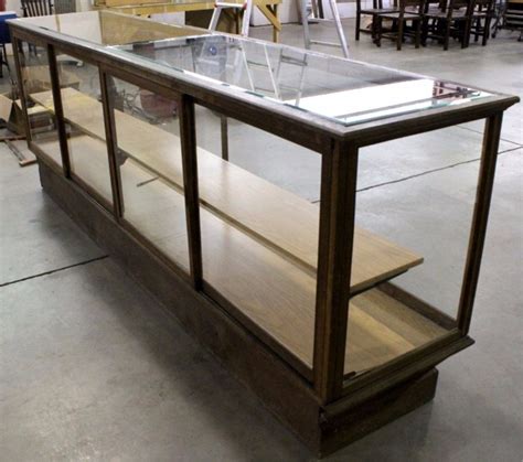 Antique Mercantile Display Case 9 Ft 10 In