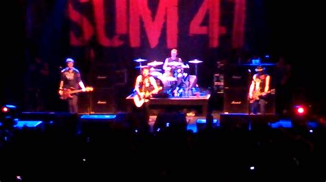 Sum 41 Live Phoenix Concert Theatre 08112012 Piecesmp4 Youtube