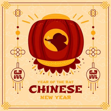 Free Vector Hand Drawn Chinese New Year