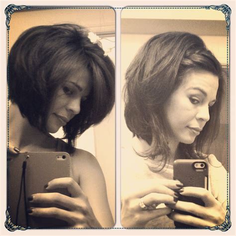 Growing Out An Angled Bob Texture Is Key Cool Hairstyles Short