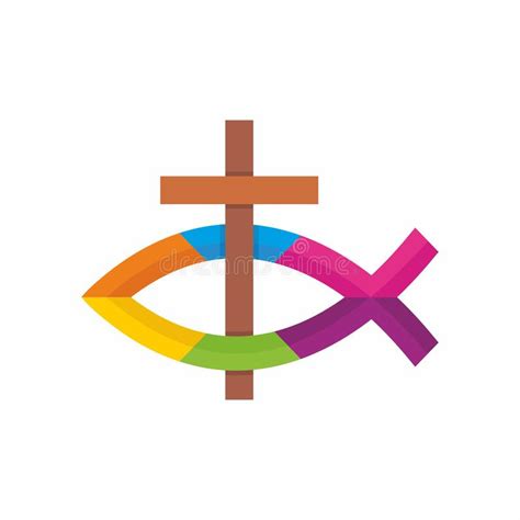 Church Logo Christian Symbols The Cross Of Jesus And The Christian