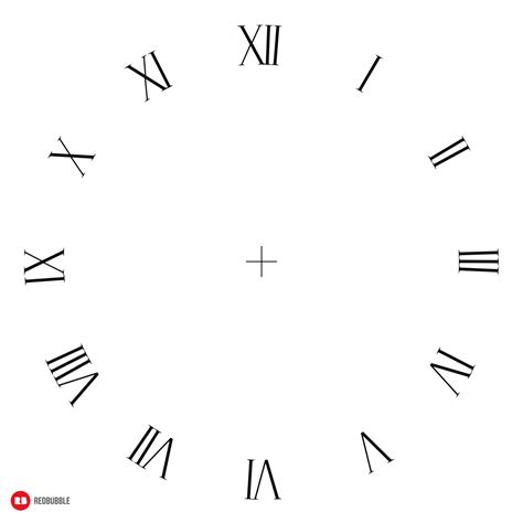 Roman Numerals Clock Png Transparent Background Free Download 42134