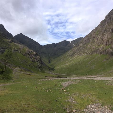 Camped In The Lost Valley Glencoe Scotland Yes That White Spot Is