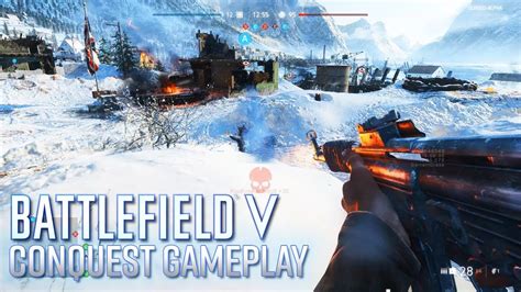Battlefield V Closed Alpha Gameplay Full Conquest Match Youtube