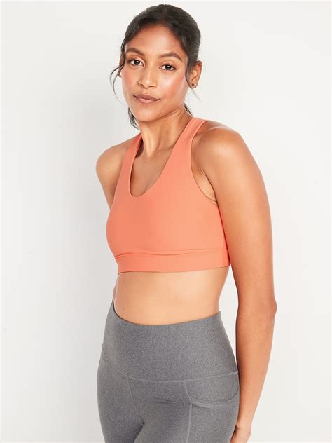 Medium Support Powersoft Strappy Sports Bra For Women Old Navy