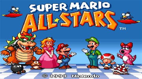 Super Mario All Stars For Super Nintendo Ugelpadreabadgobpe