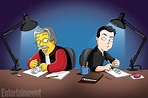 Matt Groening & Seth MacFarlane Draw Each Other - Bubbleblabber