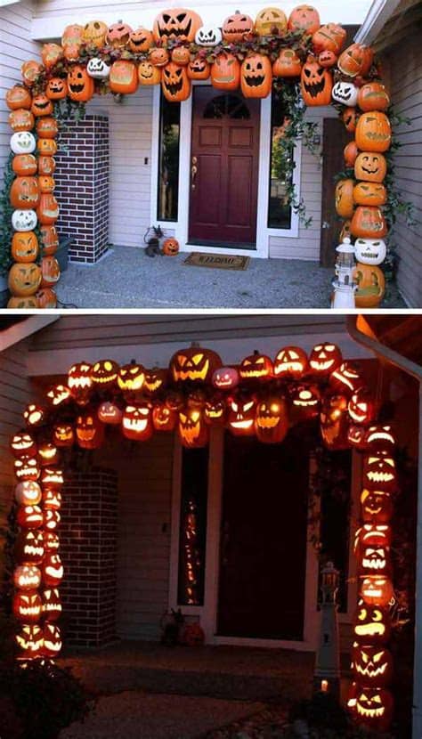 When you're ready to get inspired and give your home the makeover it deserves, here's 23 houses that are doing halloween decorations eerily halloween decor doesn't need to be all ghouls and spooks. 42 Last-Minute Cheap DIY Halloween Decorations You Can ...