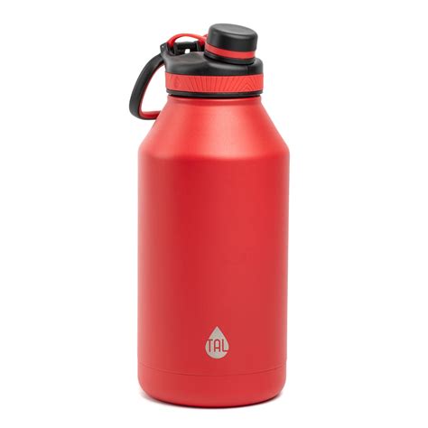 tal stainless steel ranger water bottle 64 fl oz red