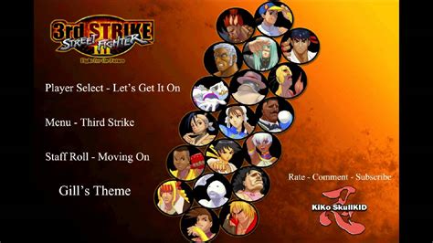Street Fighter Iii 3rd Strike All Character Themes