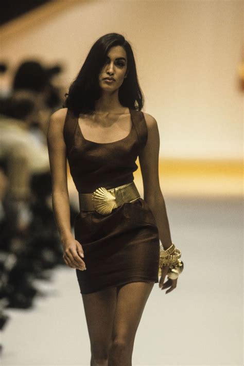 Yasmeen Ghauri Genny Runway 1991 Runway Fashion Couture Fashion