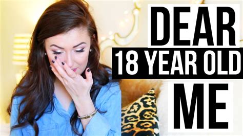 a letter to my 18 year old self sarah belle youtube