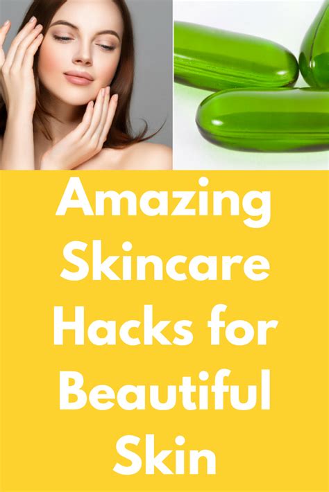 Amazing Skincare Hacks For Beautiful Skin Skin Care Tips Skin Care