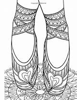 Coloring Dance Dancer Ballet Sheets Shoe Fairy Adult Crafts Camp Quilling sketch template