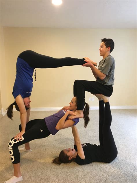 3 Person Acro Yoga Poses Yoga For Health