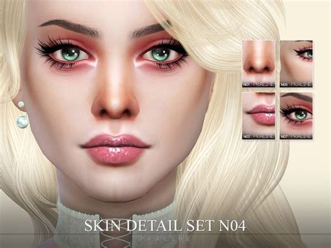 Pralinesims Skin Detail Kit N04 Sims 4 Cc Skin Sims Cc Los Sims 4