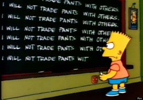 24 Bart Chalkboards For The 24th Anniversary Of The Simpsons Huffpost