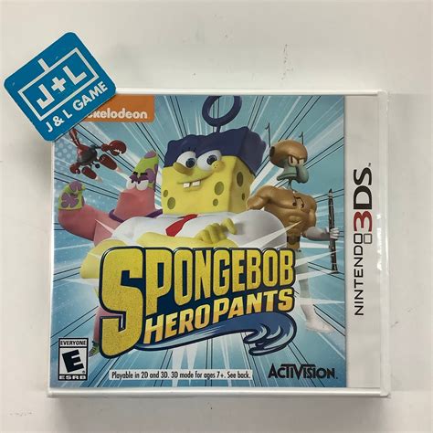 Spongebob Heropants Nintendo 3ds Jandl Video Games New York City