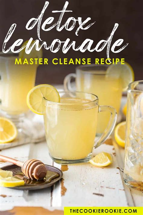 This Homemade Detox Lemonade Cleanse Recipe Is The Perfect Way To Start