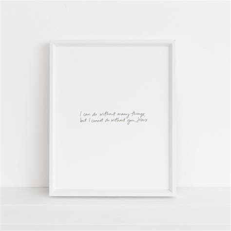 Cant Do Without You Jesus Art Print Andrea Howey And Co