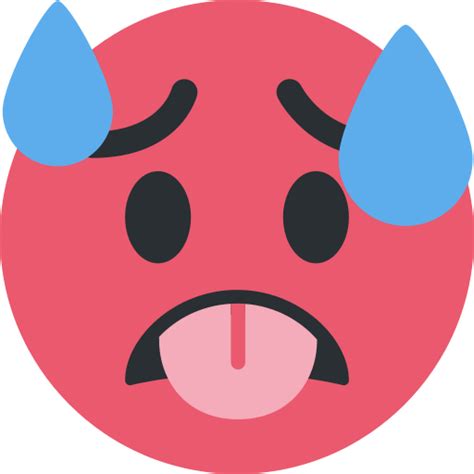 🥵 Hot Face Emoji Red Faced Emoji Hot Emoji