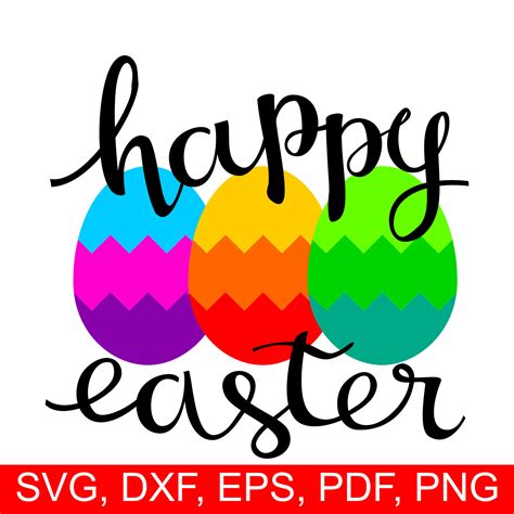 Happy Easter Eggs SVG file Happy Easter SVG Easter Egg SVG | Etsy
