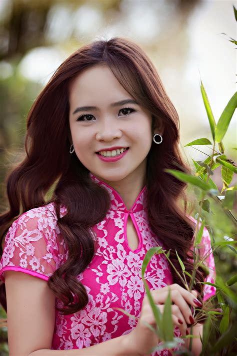 Free Photo Beautiful Vietnamese Activity Fashion Girl Free