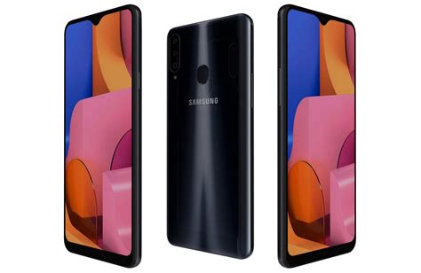 Samsung Galaxy A20s All Colors 3d Model By Reverart