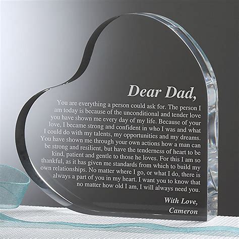 A Letter To Dad Heart Keepsake Bed Bath And Beyond Canada