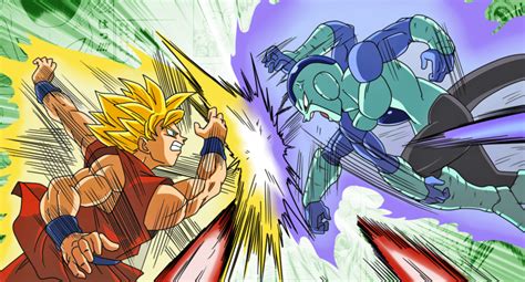 Goku Ssj Vs Frost Forme Finale By Chibidamz On Deviantart In 2023