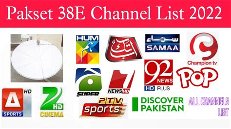 Paksat 38e C Band Latest New Channel List Complete 2022 6Feet C Band