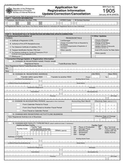 Bir Form 2023 Printable Forms Free Online