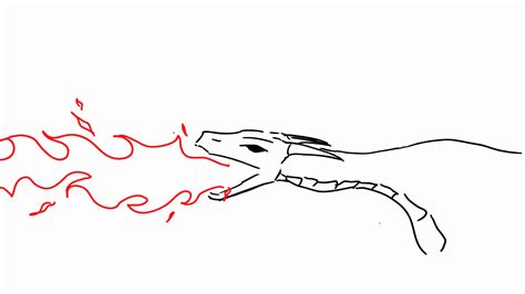 Dragon Breathing Fire Drawing At Explore