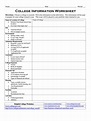College search worksheet: Fill out & sign online | DocHub