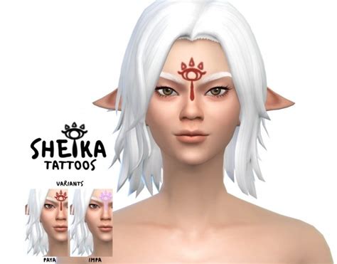 Sheika Tattoos By Meihyr At Simsworkshop Sims 4 Updates