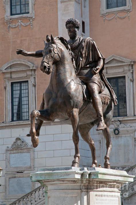 Sculpture Equestrian Statue Of Marcus Aurelius 161 180 Ad Bronze