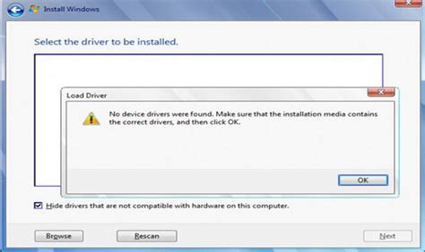 Error Driver Cannot Be Loaded Windows Forum Fixed Verify The