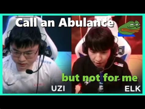 Uzi Thought He Gets An Ace Then Elk Right Clicks Him Lpl YouTube