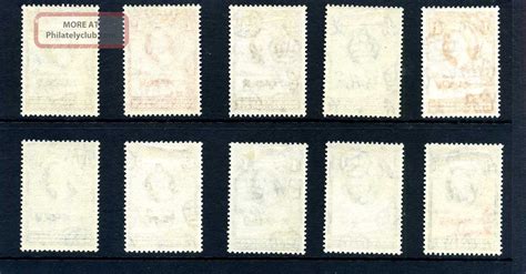 1955 Bechuanaland Protectorate Sg 143 To 151 Vlh
